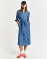 Chambray Hemdblusenkleid 36 - Light Indigo