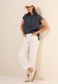 Leinen-Hemdbluse L - Volcanic Grey