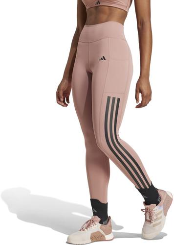 ADIDAS Damen Tight Optime 3-Streifen Full-Length XL in Blau