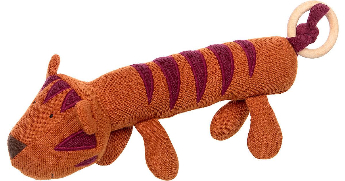 Strick-Greifling Tiger (39375) rot/orange