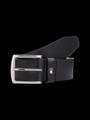 TOMMY HILFIGER Ledergürtel NEW DENTON BELT - Schwarz / 85