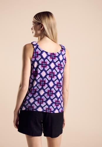Top mit Print 36 - Bellflower Lilac