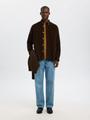 SLHREGDANNI CORD BD LS SHIRT NOOS M Normal geschnitten - Demitasse