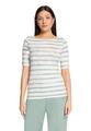 Ringelshirt 40 Leicht tailliert - Cream/Mint