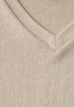 Strick-Look T-Shirt 36 - Cotton Beige