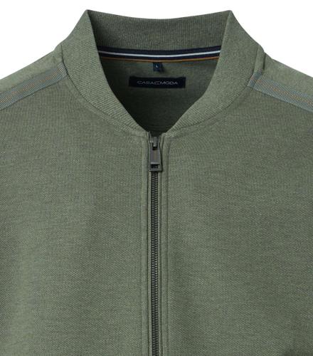 Sweatjacke M Basic Circular Knit - Grün
