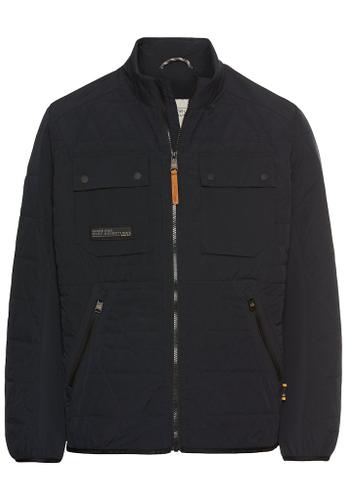 Blouson mit Stehkragen Blau 60