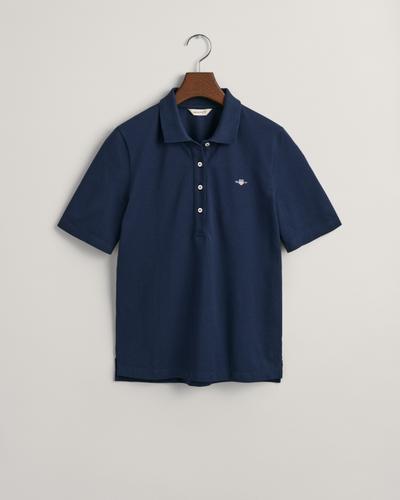 Shield Piqué Poloshirt S - Evening Blue