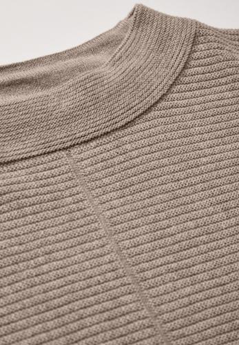 Strukturmix Dolman Pullover XXL - Milky Caramel Melange
