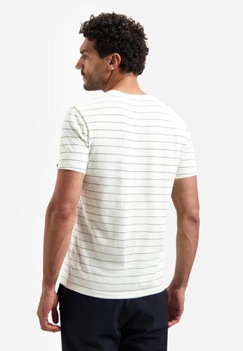 T-Shirt Crewneck Pin Stripe Garment Dyed L Regular Fit - Kit