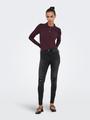 ONLELISA L/S RIB POLO RP KNT XS Normal geschnitten - Winetasting