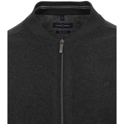 Strickjacke uni 004440 XXL - Anthrazit