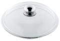 Glasdeckel 28 cm mit Metallknauf
