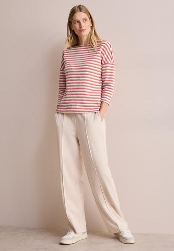 Strick-Look Shirt L - Granita Red