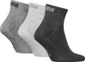 PUMA Herren Socken UNISEX QUARTER PLAIN 3P 35-38 in Grau