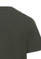 Kurzarm Henleyshirt aus reiner Baumwolle Grün 5XL