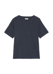 Slub-Jersey-T-Shirt loose Blau S