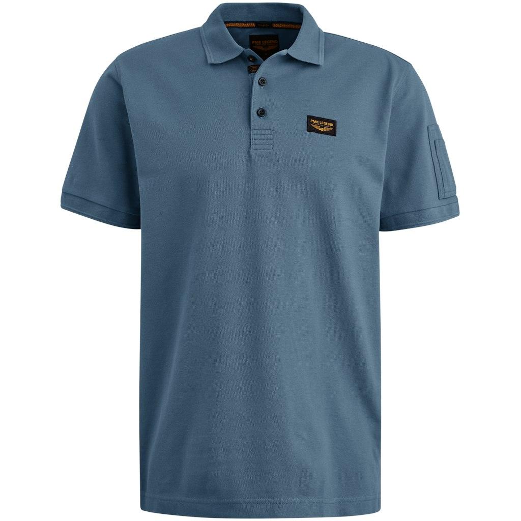 trackway polo Blau L