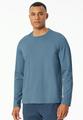 Langarmshirt Rundhals 50 - Atlantikblau