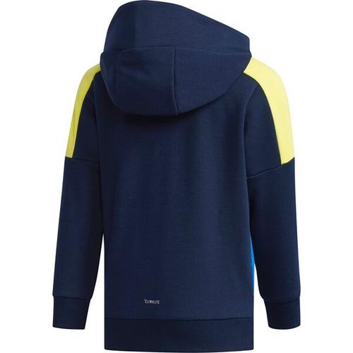 ADIDAS Kinder Fitted Kapuzenjacke 116 in Blau