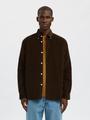 SLHREGDANNI CORD BD LS SHIRT NOOS M Normal geschnitten - Demitasse