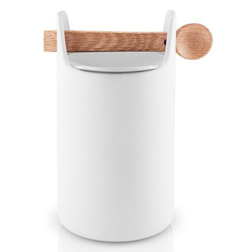 Eva Solo Aufbewahrungsbox »Toolbox mit Löffel Eiche/Keramik Weiß H 20 cm«, Keramik, (1-tlg)