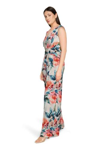 Jumpsuit 40 Tailliert - Rosé/red