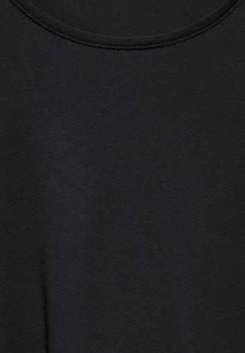 Shirt mit Rundhals L - Black
