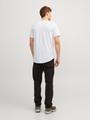 JJENOA TEE SS CREW NECK NOOS XXL Lang geschnitten - White