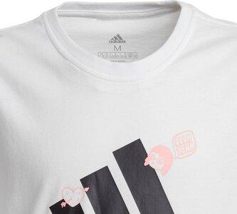 adidas Mädchen College T-Shirt 170 in Grau