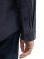 Fitted Hemd aus Baumwolle XXL Slim Fit - Blue Structure