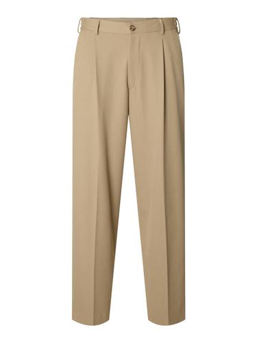 SLH220-LOOSE FINN FLEX PANTS NOOS XXL Locker geschnitten - Greige