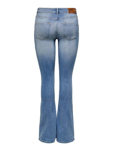 ONLBLUSH MID FLARED DNM TAI467 NOOS L/32 Ausgestellt - Light Blue Denim