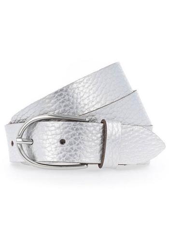 Vanzetti Ledergürtel Teilweise in Metallic-Optik