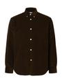 SLHREGDANNI CORD BD LS SHIRT NOOS M Normal geschnitten - Demitasse
