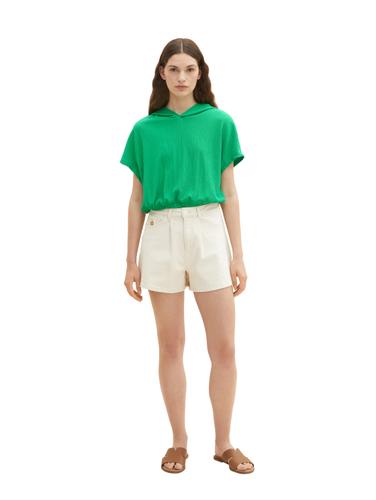 T-Shirt mit Kapuze XL Boxy Fit - Vibrant Light Green
