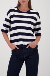 Sweatshirt mit Streifen 44 - Marine Ringel