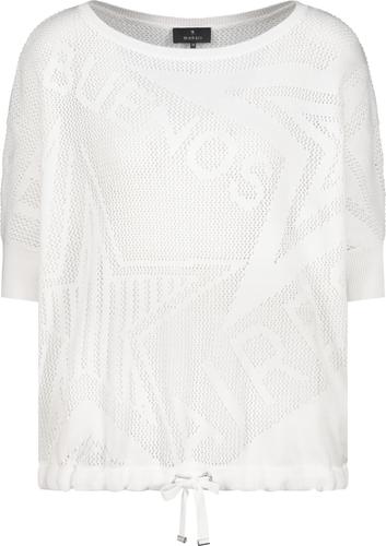 Ajour-Pullover mit Strickmuster 36 - Cream