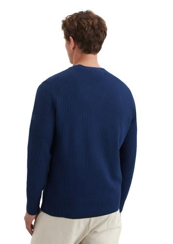 Pullover regular Blau L