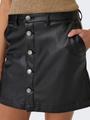 ONLAMAZING-LIORA HW FAUX LEAT SKIRT PNT M - Black