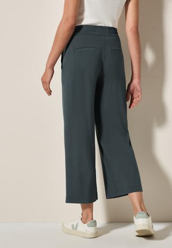 Wide Leg Jersey-Hose L/7/8 Hosen - Slate Khaki