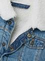 NMMJACK TEDDY DNM JACKET 1101-OV N 104 - Medium Blue Denim