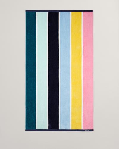 Mehrfarbig gestreiftes Strandtuch 100X180 - Multicolor
