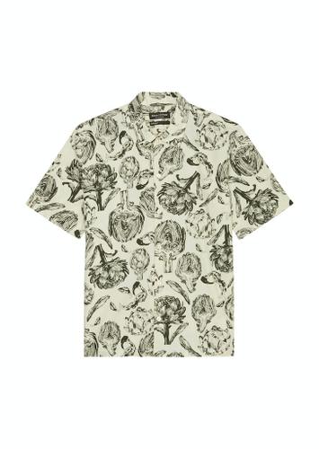 Hemd regular XL - Multi/ Linen White