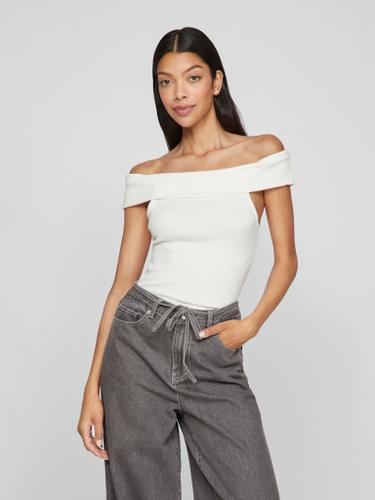 VISAHIA OFF SHOULDER TOP Weiß L