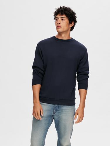 SLHEMANUEL SOFT CREW NECK SWEAT NOOS Blau L