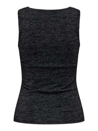 ONLROMA S/L 2-WAYS SHINE TOP JRS S Normal geschnitten - Black