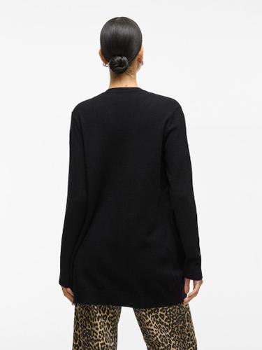 VIRIL OPEN L/S KNIT CARDIGAN - NOOS Schwarz XXL