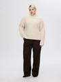 SLFSELMA LS KNIT PULLOVER NOOS XL Normal geschnitten - Birch