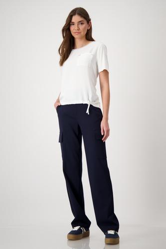 Blusenshirt mit Brusttasche 38 - Off-white